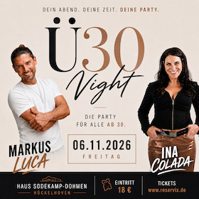 Bild: Ü30 Schlager Night – Dein Abend. Deine Zeit. Deine Party!