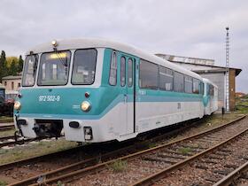 Bild: Berliner Ringbahn - im „Ferkeltaxi“ - Im historischen Schienenbus zum Berliner Westhafen