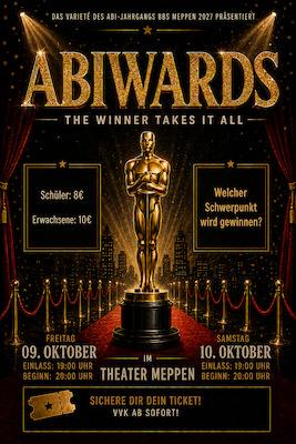Bild: ABIWARDS - The winner takes it all - Varieté des Abiturjahrgangs der BBS Meppen