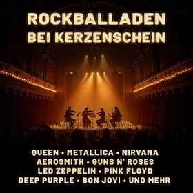 Bild: Rockballaden bei Kerzenschein