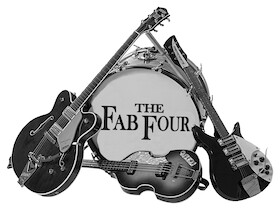 Bild: The Fab Four - Best-of-Beatles&Sixties/Seventies