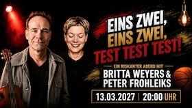 Bild: Eins.Zwei. Eins,Zwei.Test,Test mit Peter Frohleiks & Britta Weyers - Eins.Zwei. Eins,Zwei.Test,Test mit Peter Frohleiks & Britta Weyers