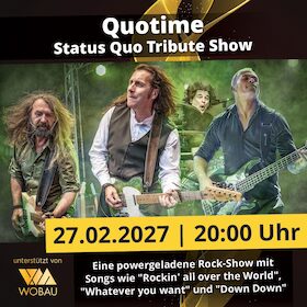 Bild: Quotime – Status Quo Tribute Show | Magdeburg | machwerk