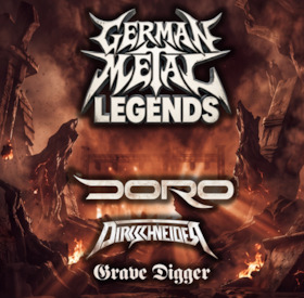 Bild: GERMAN METAL LEGENDS - DORO, DIRKSCHNEIDER, GRAVE DIGGER