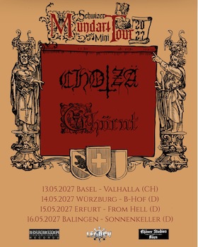 Bild: Chotzä & Ghörnt - Schweizer MUNDART mini TOUR 2027