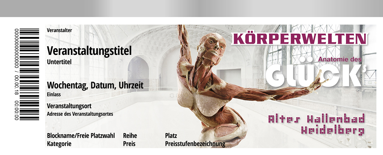 KÖRPERWELTEN Museum in Heidelberg - Anatomie des Glücks - Fr. 12.07. ...