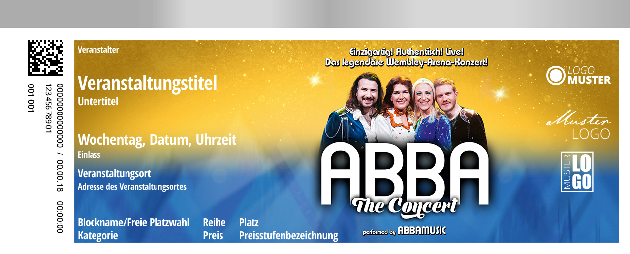 ABBA The Concert performed by ABBAMUSIC So. 18.01.2026 um 1900